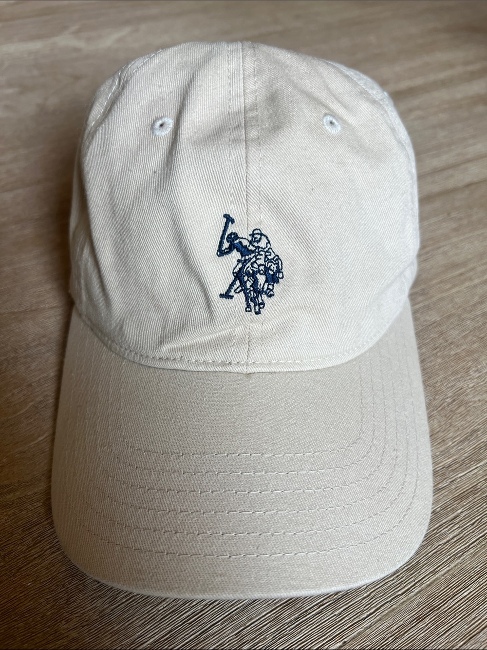 U.S. Polo Assn. Beige Khaki Baseball Cap